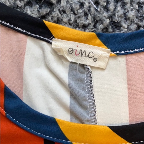 Multi Color Strip Dress - Picture 3 of 3